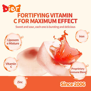 Candy Wholesale Custom Private Label Vitamin C Gummy Candy <strong>Suger</strong> <strong>Free</strong> Energy Collagen Healthy Fruity Flavor Soft <strong>Sweets</strong> for Kids - Product Image 3