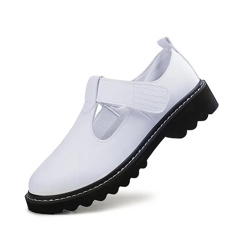 New custom thick heel retro shoes female round toe leisure platform Mary Jane shoes outdoor leisure single shoes