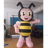 Abeille gonflable géante pour la publicité, personnage d'abeille bourdon gonflable de dessin animé pour les événements