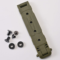 Système de transport sécurisé Molle, étui Kydex avec clip de ceinture MOLLE, boucle et vis, matériau plastique