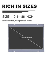 17-Zoll 4:3 Digital Signage Arcade Gaming Monitor 60Hz Open Frame/VESA LCD-Bildschirm mit PCAP-Touch für professionelle Spielautomaten