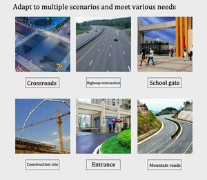 Feux de signalisation routière à LED solaires pour la construction routière et la sécurité des autoroutes - Product Image 6