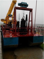 Drague à sable diesel portable, pompe submersible, mini-machine de dragage pour l'extraction de sable marin, le nettoyage des canaux fluviaux, moteur