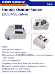 BIOBASE Semi Automático Bioquímica Analisador Veterinário Biobase-Prata 20 Incubaçã<span class=keywords><strong>o</strong></span> Posições Clínicas <span class=keywords><strong>Blood</strong></span> Chemistry Analyzer - Product Image 5