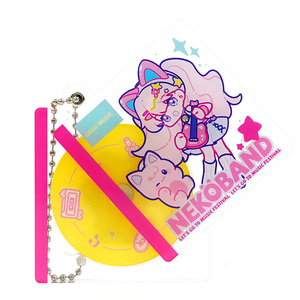 Vograce tùy chỉnh in Acrylic Keychain dễ thương Anime Acrylic quyến rũ phim hoạt hình Acrylic có thể thay đổi CD móc khóa - Product Image 1