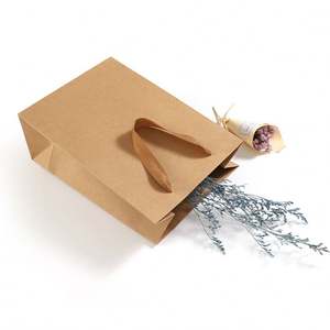 Sac en papier kraft personnalisé pour boutique de vêtements, chaussures, sous-vêtements, vêtements et accessoires de transformation - Product Image 2