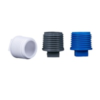 Bouchon de raccordement à filetage externe Mingde à surface lisse, connecteur de tuyau d'alimentation en eau, accessoires de raccordement double, forme de tête hexagonale