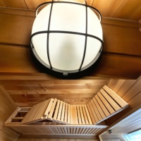 Sauna en bois 2026 en promotion : Cabine de sauna intérieure infrarouge lointain pour la maison, taille personnalisée, sauna sec pour le bien-être et la détente en famille