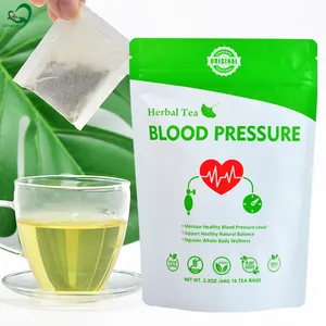 منتج جديد الأعلى مبيعاً عشب عضوي طبيعي لارتفاع ضغط الدم شاي عشبي لتوازن ضغط الدم