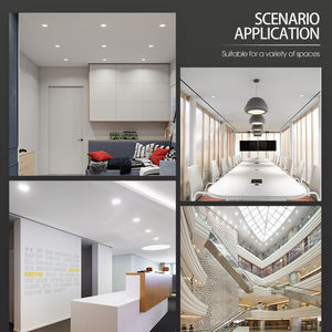 Plafonnier encastré ultra-plat 8,3*1,7cm AC220-240V Rond 3W 65LM/W avec <span class=keywords><strong>plaque</strong></span> de guidage de lumière PS PF0.5, OEM accepté pour le marché européen CE/ERP - Product Image 6