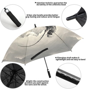 Windproof Custom Printed Promotional EVA Material Golf Umbrella with Large <b>Canopy</b> for Corporate Events & Brand Visibility - Product Image 4