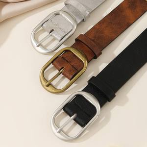 <span class=keywords><strong>Ceinture</strong></span> décorative en jean avec boucle en alliage de style punk européen et américain, métal lourd, clous à pattes sans règles et diamants, succès transfrontalier - Product Image 2