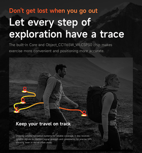 KC91 นาฬิกาสมาร์ทวอทช์สำหรับเล่นกีฬากลา<span class=keywords><strong>ง</strong></span>แจ้งพร้อม GPS SOS แฟลช 3ATM กันน้ำลึก ตรวจสอบสุขภาพ โทรผ่านบลูทูธ ผู้ช่วย AI สมาร์ทวอทช์ - Product Image 5