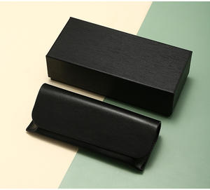 קופסת משקפי שמש יוקרתית עם לוגו בהתאמה אישית לשנת <span class=keywords><strong>2026</strong></span>, מארז אופנתי למשקפי שמש, מטלית ניקוי למשקפיים, נרתיק למשקפיים - Product Image 6