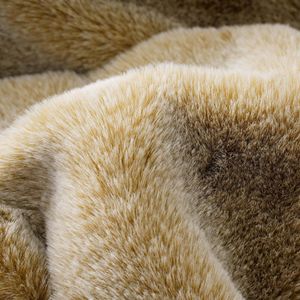 <span class=keywords><strong>Federe</strong></span> per Cuscini Decorativi 18x18 Pollici in Morbida Pelliccia Sintetica di Coniglio Grigio Neutro di Lusso per Divano, Camera da Letto - Product Image 4