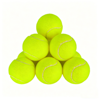 Balles de tennis de compétition de haute qualité à rebond élevé, 45 % de laine, logo personnalisé, vente en gros