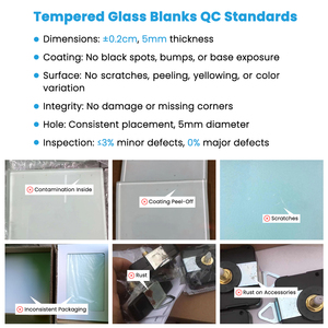 New Arrival DIY thăng hoa khoảng trống gỗ cơ sở Glass Photo Panel với LED cơ sở thăng hoa Led khung ảnh - Product Image 6