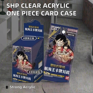 Vitrine moderne en acrylique transparent pour cartes à collectionner, boosters japonais OP-01 TCG, présentoir en acrylique One Pieces Flanked Legends - Product Image 2