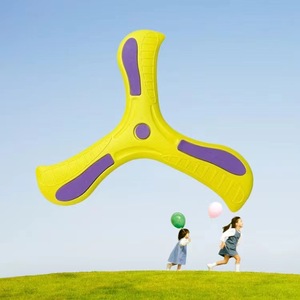 Disco Volante Boomerang per Bambini, Giocattolo Sportivo da Esterno a Tre Pale, Disco Rotante Interattivo Lanciato a Mano - Product Image 4
