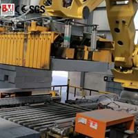 Manipulador Automático de Ladrillos, Robot con Pinza para Fabricación de Ladrillos, Línea de Producción de Bloques, Extrusora de Vacío, Planta de Ladrillos FANUC YASKAWA