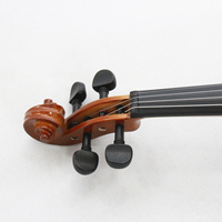 Violon 4/4 pour étudiant, fait main, finition laquée, avec cordier en plastique et corps en contreplaqué, vente en gros