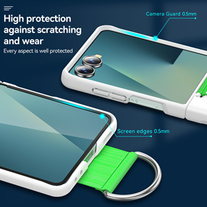 เคสโทรศัพท์มือถือแบบแข็ง<span class=keywords><strong>พับ</strong></span><span class=keywords><strong>ได้</strong></span>สำหรับ Samsung <span class=keywords><strong>Z</strong></span> <span class=keywords><strong>Flip</strong></span> 7 6 5 <span class=keywords><strong>4</strong></span>สายรัดข้อมือแบบยืดหด<span class=keywords><strong>ได้</strong></span> - Product Image 4