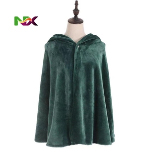 green emerald velvet dress Green 1950s Christmas Tree 3D Embellished Hooded Cape