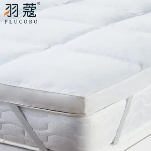 Hotel Bed Mattress Toppers 2020 China Suppliers Soft Filling Goose Down Cheap Hotel Bed Mattress Topper For Hotel