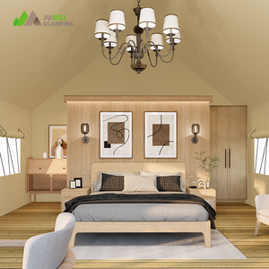 Jumei Outdoor Waterdichte Canvas Safari Luxe Glamping <span class=keywords><strong>Tent</strong></span> Voor Hotel Resort - Product Image 3