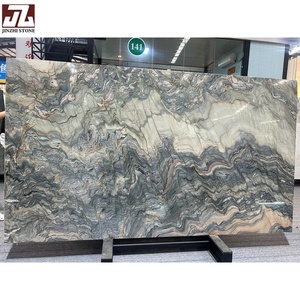 เคาน์เตอร์ด้านบนโต๊ะกาแฟ/รับประทานอาหารกระเบื้องพื้นหินธรรมชาติหรูหราหินอ่อนอิตาลีมีความสามารถ - Product Image 1