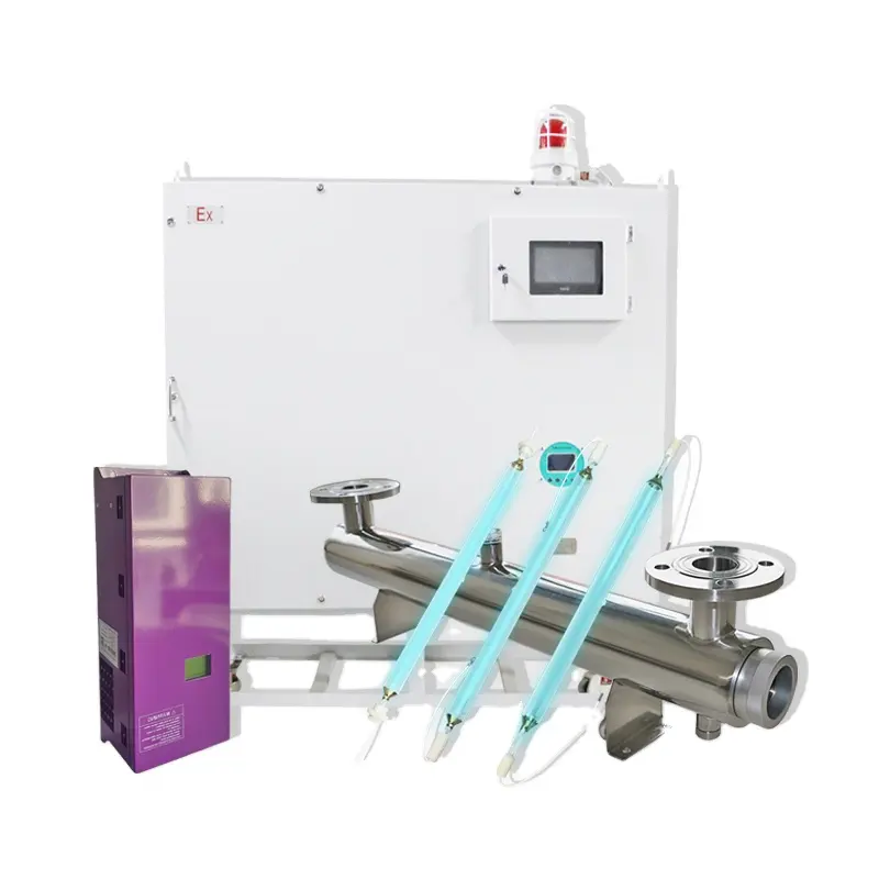 Industriële Hoge Stroming Roestvrijstalen UV-Waterfilters Of Waterbehandelingsapparatuur Voor Zuiveringssystemen