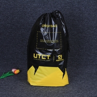 Sac à cordon en PEVA écologique promotionnel avec gousset