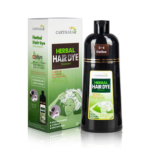 Shampoo colorant capillaire thaïlandais de haute qualité, teinture capillaire noire à base de plantes, sans ammoniaque, pour cheveux gris - Product Image 3