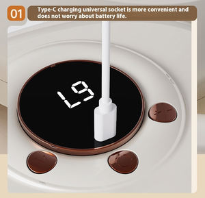 Pistola eléctrica de masaje de relajación muscular para piernas y hombros, masajeador de Fascia de terapia de percusión profunda de 6 cabezales - Product Image 5