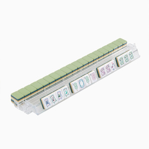 OEM Acrylic Four-Layer American Mahjong Set 160 Engraved Tiles Elegant Game Set Suitable For Adult <b>Entertainment</b> - Product Image 3