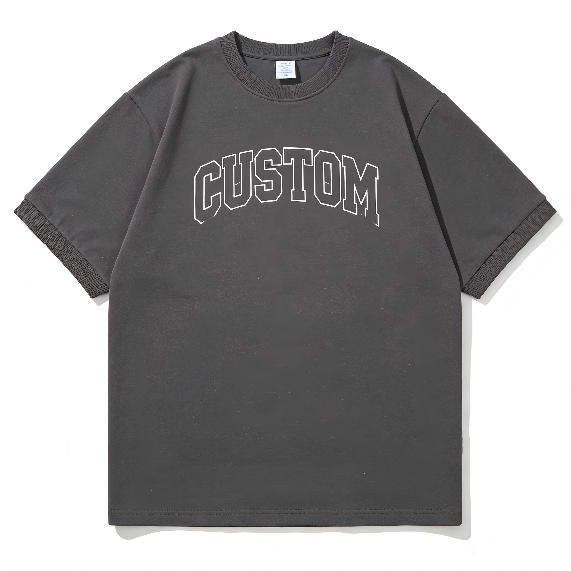 Custom Technological Knitted 230gsm 100% Cotton Solid Casual Eco-friendly Quick Dry Sun-Proof Functional Regular Fit T-Shirt