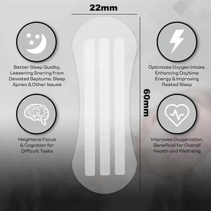 HLK en stock – Bandes nasales transparentes hypoallergéniques <span class=keywords><strong>pour</strong></span> un confort optimal, anti-ronflement et une meilleure respiration pendant <span class=keywords><strong>le</strong></span> sommeil - Product Image 2