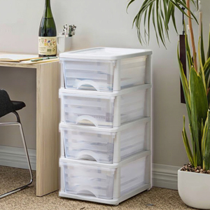 Organizador de almacenamiento de cajones de plástico para el aula, suministros para manualidades, tocador, armario, Baño, Dormitorio, lavandería - Product Image 2