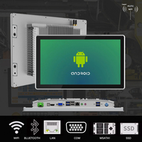 Panel PC Industrial de Marco Abierto de 21.5 Pulgadas con Pantalla Táctil Capacitiva, Mini PC Integrada, Ranura para Tarjeta SIM y Red Celular
