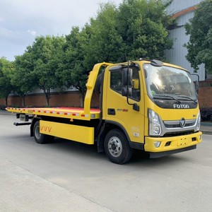 Camión de Remolque de Plataforma Plana Foton Ollin 4x2, Camión de Rescate con Plataforma Deslizante de 3 y 5 Toneladas - Product Image 3