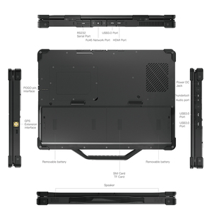 En stock Ordinateur portable industriel robuste sans fil rechargeable étanche à l'eau et à la poussière anti-chute de 13,3 pouces avec processeur I5 <span class=keywords><strong>I7</strong></span> - Product Image 6