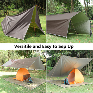 Lona impermeable para acampar, hamaca, refugio <span class=keywords><strong>de</strong></span> emergencia ligero, 3x4 3x3 4x6 - Product Image 3