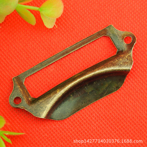 Furniture Handle Rectangle Iron 69x28mm Drawer Cabinet Rustic Style Durable Pull - Product Image 3