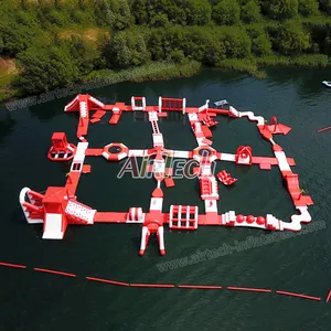 Parc aquatique gonflable pour aventures aquatiques, course d'obstacle de parc aquatique - Product Image 1