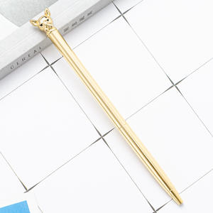 Creativo <span class=keywords><strong>Shar</strong></span>-<span class=keywords><strong>pei</strong></span> perro publicidad metal bolígrafo Impresión logotipo moda C al por mayor - Product Image 2