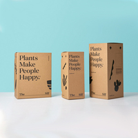 Nouveau design écologique taille personnalisée emballage d'usine en carton boîte d'expédition