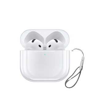 <strong>Clear</strong> Transparent <strong>Case</strong> for AirPods2 3 4 Pro 1 2 3 Anti-Scratch Wireless Ins Soft Protective Earphones Shockproof Headphone Cover - Product Image 1