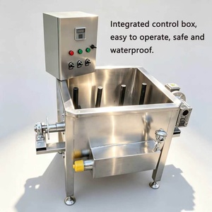 Plumeuse-échaudeuse de volailles automatique en acier inoxydable avec moteur 201 - Product Image 6