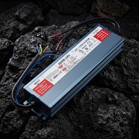 Boîtier en aluminium étanche IP67 pour transformateur d'éclairage LED extérieur 100W 110-265V AC DC 12V/24V Alimentation à pleine puissance 90%
