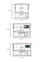 Neuheiten Custom ized Camping Komplette Außen küche mit Pizza ofen & Kühlschrank Fernbedienung Grau Outdoor Bbq Kitchen Pod